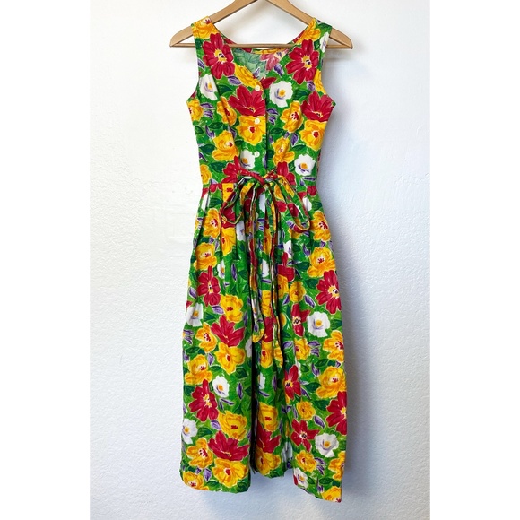 Vintage TALBOTS Floral Fit & Flare Garden Party - Picture 3 of 6